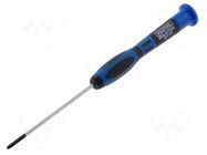 Screwdriver; precision; PH0; Blade length: 75mm GOLDTOOL