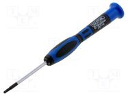 Screwdriver; Torx®; precision; TX08; Blade length: 50mm GOLDTOOL