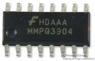 TRANS, BIPOL, NPN, QUAD, 40V, SOIC-16