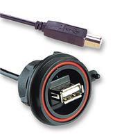 USB CABLE, 2.0, B PL-A RCPT, 500MM