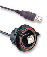 COMPUTER CABLE, USB 2.0, 0.5M, BLACK