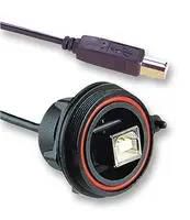 USB CABLE, 2.0, B PL-B RCPT, 500MM