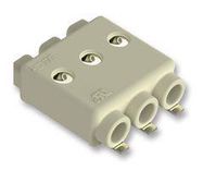 CONNECTOR, RCPT, 2POS, 1ROW, 4MM; Pitch Spacing:4mm; No. of Contacts:2Contacts; Gender:Receptacle; Product Range:Poke-In Series; Contact Termination Type:Surface Mount; No. of Rows:1Rows; Contact Plating:Tin Plated Contacts; Contact Material:Copper Alloy;