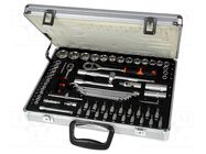 Wrench-set; Chrom-vanadium steel; 71pcs. GOLDTOOL