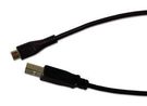 CABLE, USB 2.0 A-MICRO B PLUG, 1M, BLK