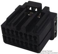 AUTOMOTIVE HOUSING, 16POS, PLUG, PBT