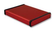 PCB BOX ENCLOSURE, ALUM, RED