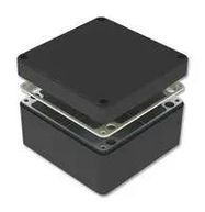 ENCLOSURE, IP68, DIECAST ALUMINIUM, BLK