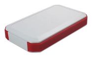 HANDHELD ENCLOSURE, ABS, WHITE/RED