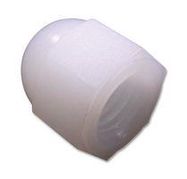 DOME NUT, HEX, M3, NYLON 6.6, NATURAL