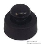 FEET, RIVET, THERMOPLAST, BLACK, 6MM