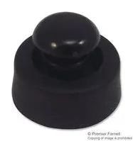 FEET, RIVET, THERMOPLAST, BLACK, 6MM