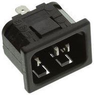 CONNECTOR, POWER ENTRY, PLUG, 15A, 250V