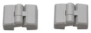 HINGE SET, PLASTIC, ENCLOSURE, 2PCS