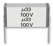 CAP, 33UF, 100V, FILM, RADIAL