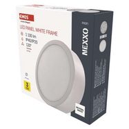 LED surface luminaire NEXXO, round, white, 12.5W, neutral white, EMOS