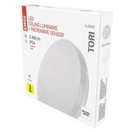 LED Ceiling lamp Tori, round 24W neutral white + mot. sensor, EMOS