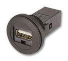 USB ADAPTOR, TYPE A-TYPE A, RCPT, IP20
