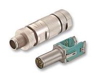 SENSOR CONNECTOR, M12, PLUG, 8POS, CABLE