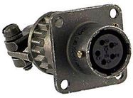 CIRCULAR CONNECTOR, RCPT, 16-8, FLANGE