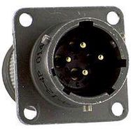 CIRCULAR CONNECTOR, RCPT, 8-4, FLANGE