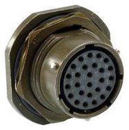 CIRCULAR CONNECTOR, RCPT, 22-41, JAM NUT