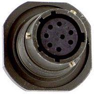 CIRCULAR CONNECTOR, RCPT, 12-8, JAM NUT