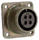 CIRCULAR CONNECTOR, RCPT, 22-9, FLANGE