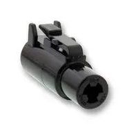CONN HOUSING, PLUG, 1POS, THERMOPLASTIC