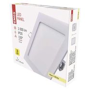 LED panel 170×170 square, built-in, white, 12.5W warm white, EMOS