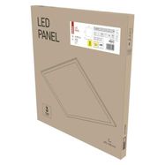 LED panel MAXXO 60×60, recessed, white, 40W warm white UGR, EMOS