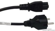 POWER CORD, CEE 7/7 PLUG-IEC C5, 0.5M