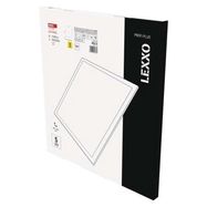 LED panel LEXXO backlit 60×60, recessed, white, 30W neutral white, EMOS