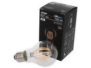 Светодиодная лампа E27, 230V, 6W, 726lm, тёплый белый 2700K, FILAMENT