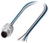 SENSOR CORD, 5P, M12 PLUG-FREE END, 0.5M