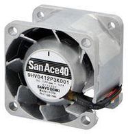 AXIAL FAN, 40MM, 12VDC, 29.3CFM, 65DBA