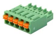 TERMINAL BLOCK, PLUGGABLE, 5POS, 16AWG