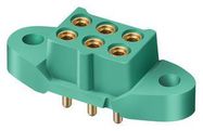 CONNECTOR, RCPT, 6POS, 2ROW, 3MM
