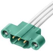 CONNECTOR HOUSING, PLUG, 3POS, 3MM