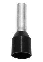 TERMINAL, WIRE FERRULE, 15AWG, BLACK