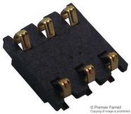 CONNECTOR, HEADER, 6POS, 2ROW, 1.6MM