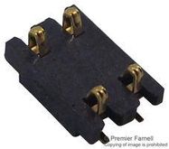 CONNECTOR, HEADER, 4POS, 2ROW, 1.6MM