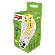 LED Bulb Filament A60 / E27 / 10.5 W (100 W) / 1521 lm / Warm white, EMOS