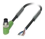 SENSOR CORD, 6P, M8 PLUG-FREE END, 5M