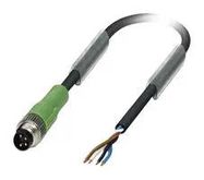 SENSOR CORD, 4P, M8 PLUG-FREE END, 5M