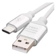 USB cable 2.0 A/Male - C/Male 1m white, EMOS