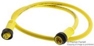 CIRCULAR CABLE, 3 POS PLUG-RCPT, 1M