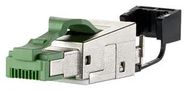 CONNECTOR, RJ45, PLUG, 4P4C, CAT5