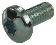 SCREW, STEEL, BZP, 6MM, M3, PK100