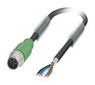 SENSOR CORD, 5P, M12 PLUG-FREE END, 3M